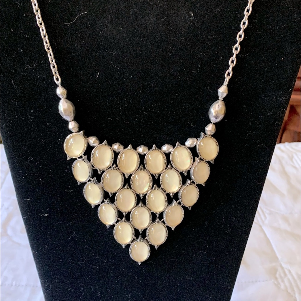 Lucky Brand Fish Scale Statement Necklace
